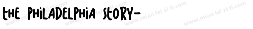 the philadelphia story字体转换